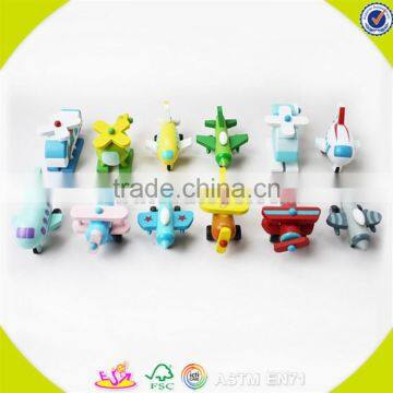 Wholesale Hottest Kids Wood Toy Plane New Fashion Children Wood Model Plane Hot Sale Baby Wood Air Plane W04A153 photo-3