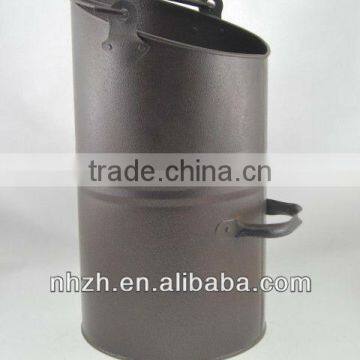 Household Golden Metal Coal Hod photo-2