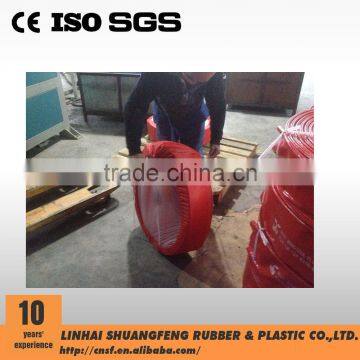 Red Heavy Duty Nitrile Rubber Covered Fire Resistant Hose With Coupling photo-4