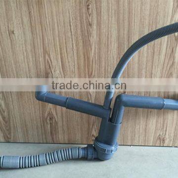 Factory Price Kitchen Vegetable Washing Basin Two Way Drainage Tube Plastic Pipe photo-2