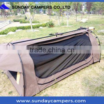 2016 New design canvas hike tent camping swag tent