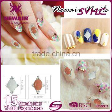 Shinning ring design nail art jewelry decorations for manicure nail tool