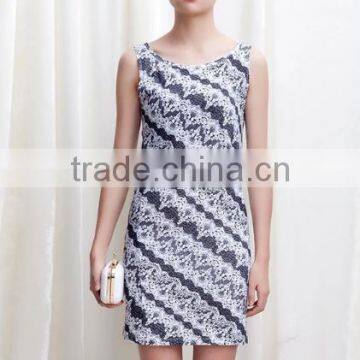 2014 cheap ladies dress,sleeveless skirts guangzhou clothes