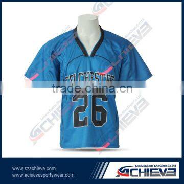 sublimated lacrosse reversible jersey, lacrosse head wholesale china