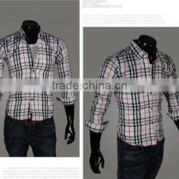 Mens Plaids/checks Classic Shirts 16 Colors Stock Hot Sale Man Shirts photo-5