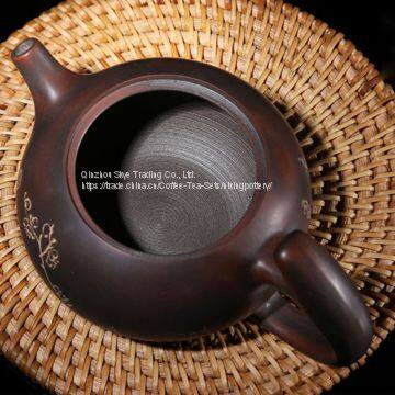 Large Capacity Purple Clay Pot Pure Handmade Maestro Kungfu Tea Pot Chinese Qinzhou Nixing Pottery photo-4