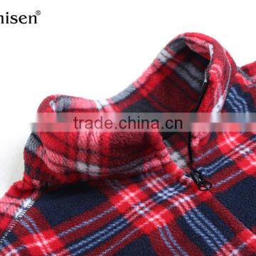 2017 Winter Plaid Men Warm Fleece Jacket photo-3