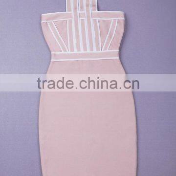 2015 Wholesale Sexy Women Bandage Dress Cropped Outfit One Piece Bodycon High Quality Dress H1243 photo-3