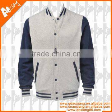 2013 New Design Cotton and Polyester Baseball Jacket For Men