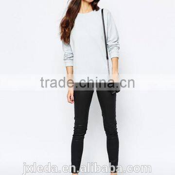Fashion Women High Quality Raglan Long Sleeves Sweatshirt photo-2