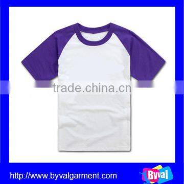 100% Cotton kids t shirt wholesale kids plain tshirt for printing