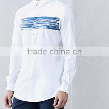 New 2017 Fashion Leopard Print Clothing Mens Casual Shirts Long Sleeve Designer Dress Blouse Slim Fit Shirt Men Plus Size photo-4