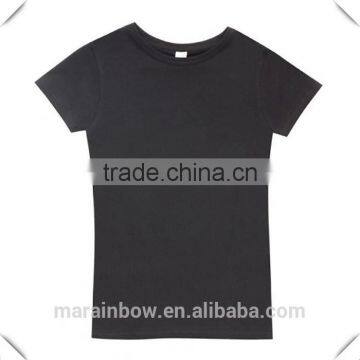 Womens 100% Organic Cotton Short Sleeve T Shirt White Black Plain Slim Fit T Shirt Blank Couple T Shirts