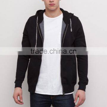 Popular Black Long Sleeve Wholesale Fleece Hoodies photo-1