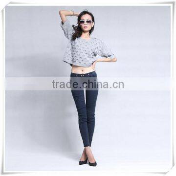 Women Soft Cotton Skinny Slim Blue Woman Pencil Trousers Jeans Pants Leggings