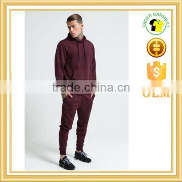 Mens pullover tracksuit poly tricot tracksuit gym tracksuit custom