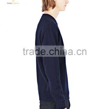 Fshionable Knitted Mens Wool Sweater Pullover Cashmere Sweater For Men photo-4
