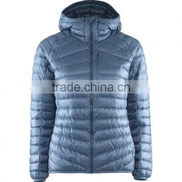 Custom Fashion Winter Ladies Down Feather Jacket With Hood 2017 Ladies Winter Jacket