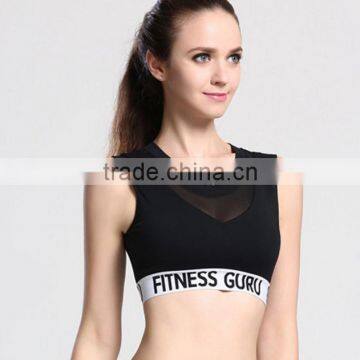 2017 New OEM Customized Your Own Brand Logo Elastic Band Lace Bralettes 95%Cotton 5%Spandex Sexy Sport Bikini Bra Crop Top photo-3