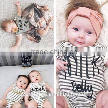 Wholesale Newborn Baby Clothes Summer 100% Cotton Breathable Baby Romper