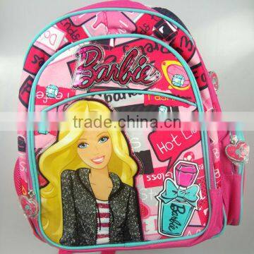 2015 New Fashion Girls' Red School Bag Hot List Gril Printing photo-2