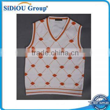 Cheap Orange Latest New Style Sweater Vest