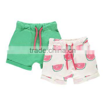 S16646A 2017 Wholesale Children Summer Solid Color Shorts