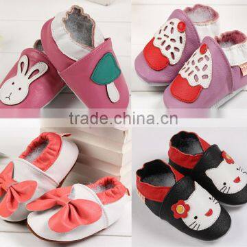 2016 new fashion baby shoes,soft sole leather baby shoes