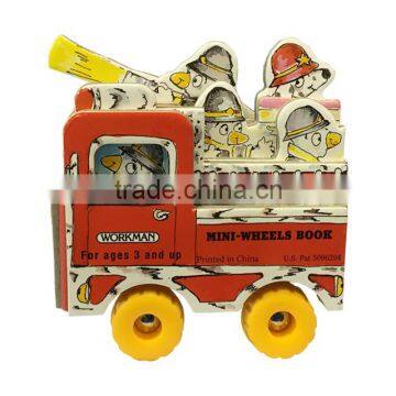 Mini-wheels Book Children Board Book Grey Board Die Cutting Book Customizable Puzzle Book photo-2