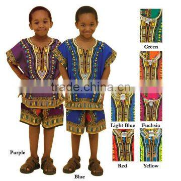 Walson Wholesale Traditional African Print Clothing Dashiki Dress and Shirt photo-4