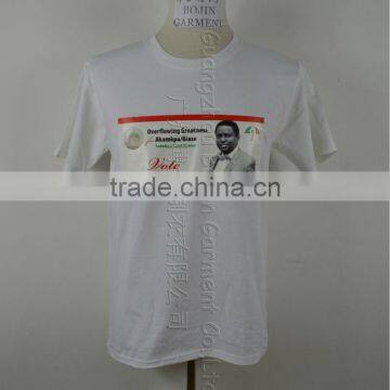 10 Years Factory Custom Cheap White Color Election Campaign T-shirts photo-4