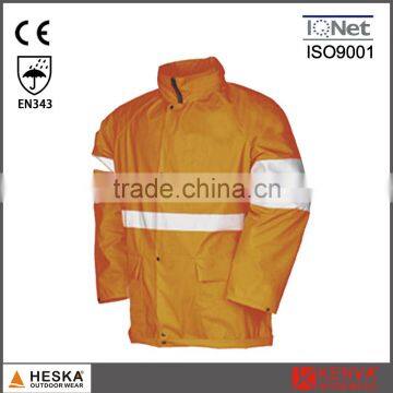 Custom Uniform 3m Reflective Parka High Visibility Pink Safety Jacket photo-2