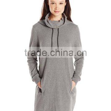 Ladies Pullover Pattern Long Hoody Fleece photo-3