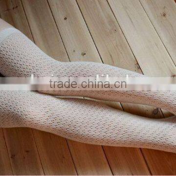 Over Knee High Girls Hollow Jacquard Stockings photo-2