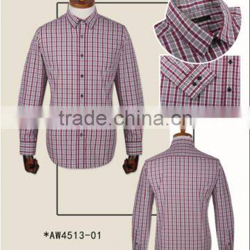 Classical Checked 100% Cotton Flannel Causal Men Shirts photo-2