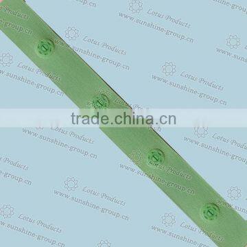 Colored Plastic Snap Button Tape for Garment, Polyester Tape, Press Snap Button photo-2