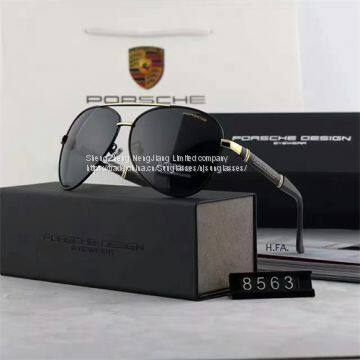 Man Woman Metal Polarized Sunglasses