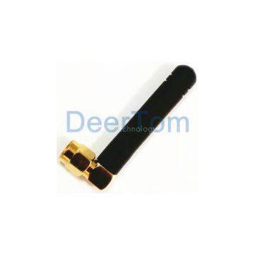 433MHz Terminal Rubber Duck Antenna 2dBi SMA Right Angle Connector