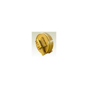 Excavator bulldozer front idler assy