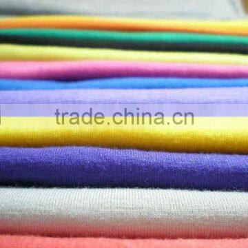 Cotton spandex knitted single jersey fabric for garment