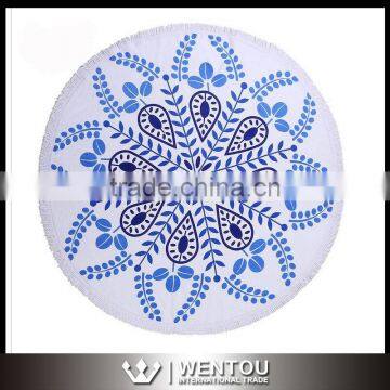 Personized Printed Round Beach Towel With Tassels photo-2