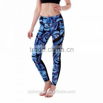 Poeny Net Patched Skeleton Yoga Jogging Legging /morning xg High Waist Plus Size Flower Athletic Yoga Pants Capris Trousers photo-6