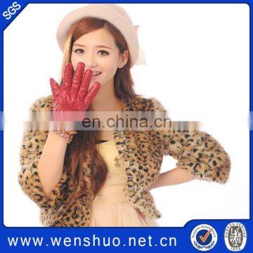 2015 Winter Lovely Warm Lady leather Cycling Gloves