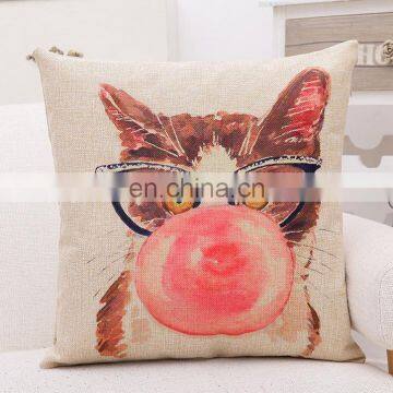 2016 Cat Pillow Decorative Throw Pillow Cushion Cover