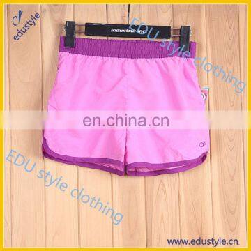 OEM custom printing POLYESTER swim shorts for women