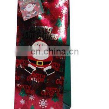 2013 hot sale recyclable paper gift bag for christmas/wine packaging bag