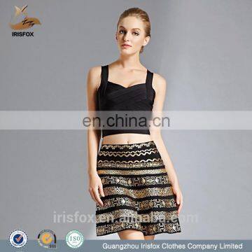 new tops with golden skirt UK fashion