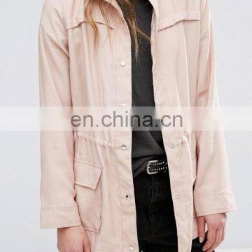Wholesale Lady Overcoat Dust Jacket Women Long Duster Coat photo-4