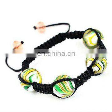 2012 new design shamball beads bracelets