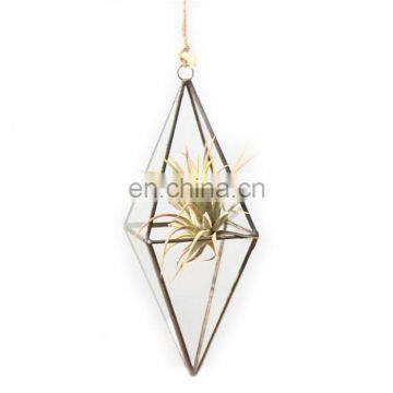 terrarium rhombus geometric glass terrarium wholesale